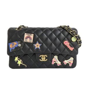 Chanel Matelasse 25 Double Flap Chain Shoulder Bag 2024 Cruise Badge